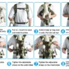 Pet Carrier Backpack for Dogs Cat Thickened Sponge Pet Front Dog Carrier Backpacks Portable Puppy Transportation Dog Bags