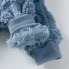 0-18Months Newborn Baby Romper Winter Thicken Flannel Warm Clothes Infant Boy Girl Oneies Pyjamas Heart-Shaped Hooded Jumpsuits