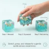 Ocean Shells Squishy Stress Balls Fidget Toy Super Soft Transparent Star Maltose Cubes Squeeze Fidget Toy Adult Stress Relief