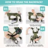 Pet Carrier Backpack for Dogs Cat Thickened Sponge Pet Front Dog Carrier Backpacks Portable Puppy Transportation Dog Bags