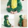 Cartoon Flannel Baby Rompers Unicorn Rabbit Dinosaur Pajamas Cotton Baby Boy Girls Animal Costume Baby Jumpsuit Kigurumi Outfits