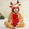 Cartoon Flannel Baby Rompers Unicorn Rabbit Dinosaur Pajamas Cotton Baby Boy Girls Animal Costume Baby Jumpsuit Kigurumi Outfits