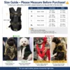 Pet Carrier Backpack for Dogs Cat Thickened Sponge Pet Front Dog Carrier Backpacks Portable Puppy Transportation Dog Bags