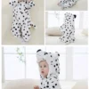 Cartoon Flannel Baby Rompers Unicorn Rabbit Dinosaur Pajamas Cotton Baby Boy Girls Animal Costume Baby Jumpsuit Kigurumi Outfits